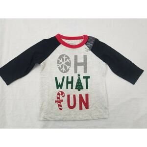 First Impressions Baby Boys Christmas long sleeve T-Shirt 3-6 months